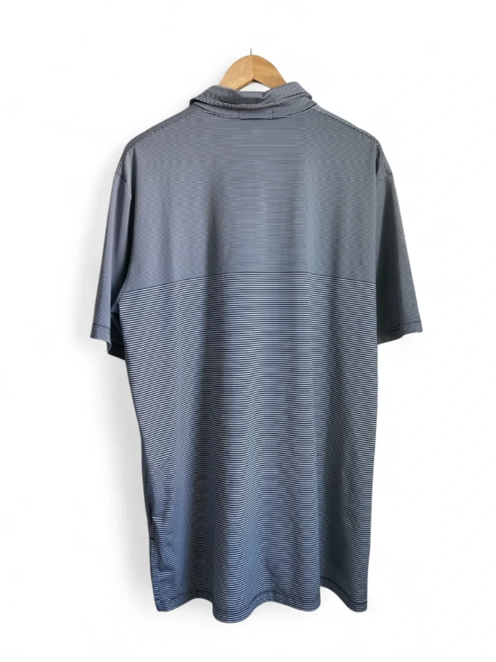 Ralph Lauren Men’s Navy and White Striped Polo